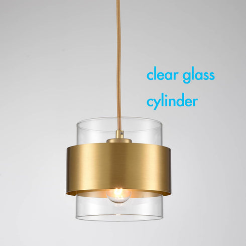 Modern Brass Kitchen Pendant Light Adjustable Hanging Light